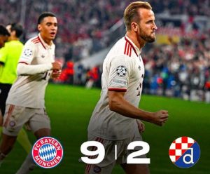 Uefa / Ligue Des Champions : Le Bayern Munich Écrase Le Dinamo Zagreb Avec Un Score Historique !