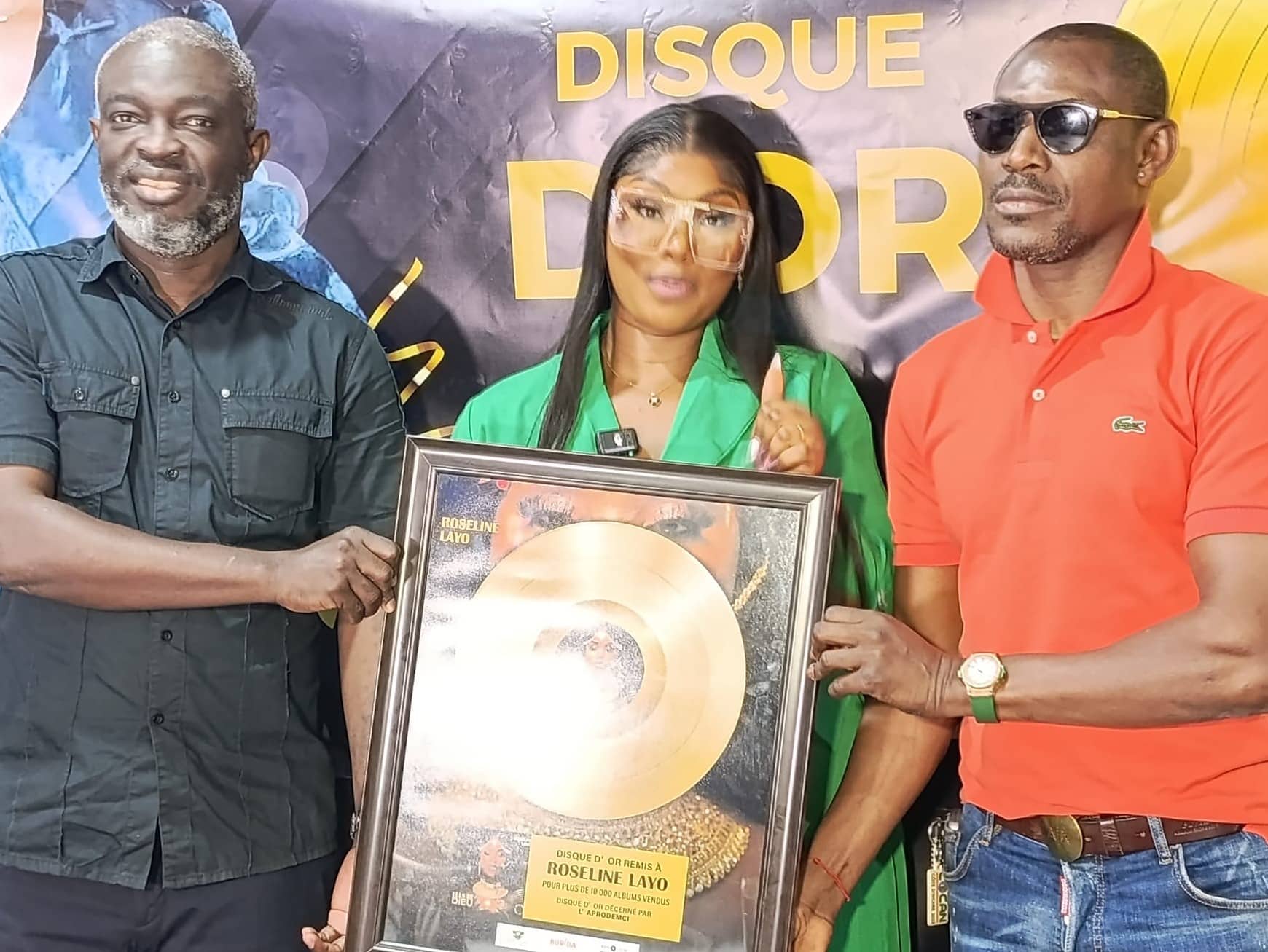 Roseline Layo Décroche Un Nouveau Disque D’or